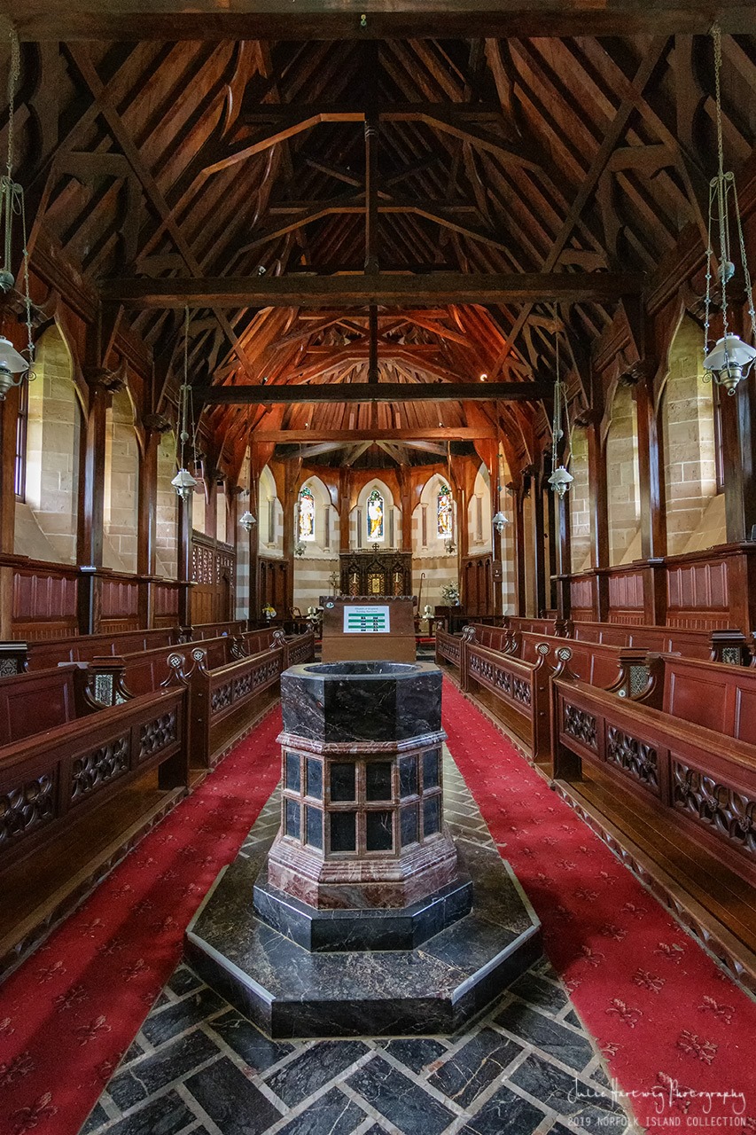 Interior of St Barnabas Chapel